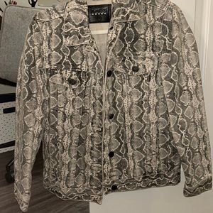 Blank NYC snake print jacket